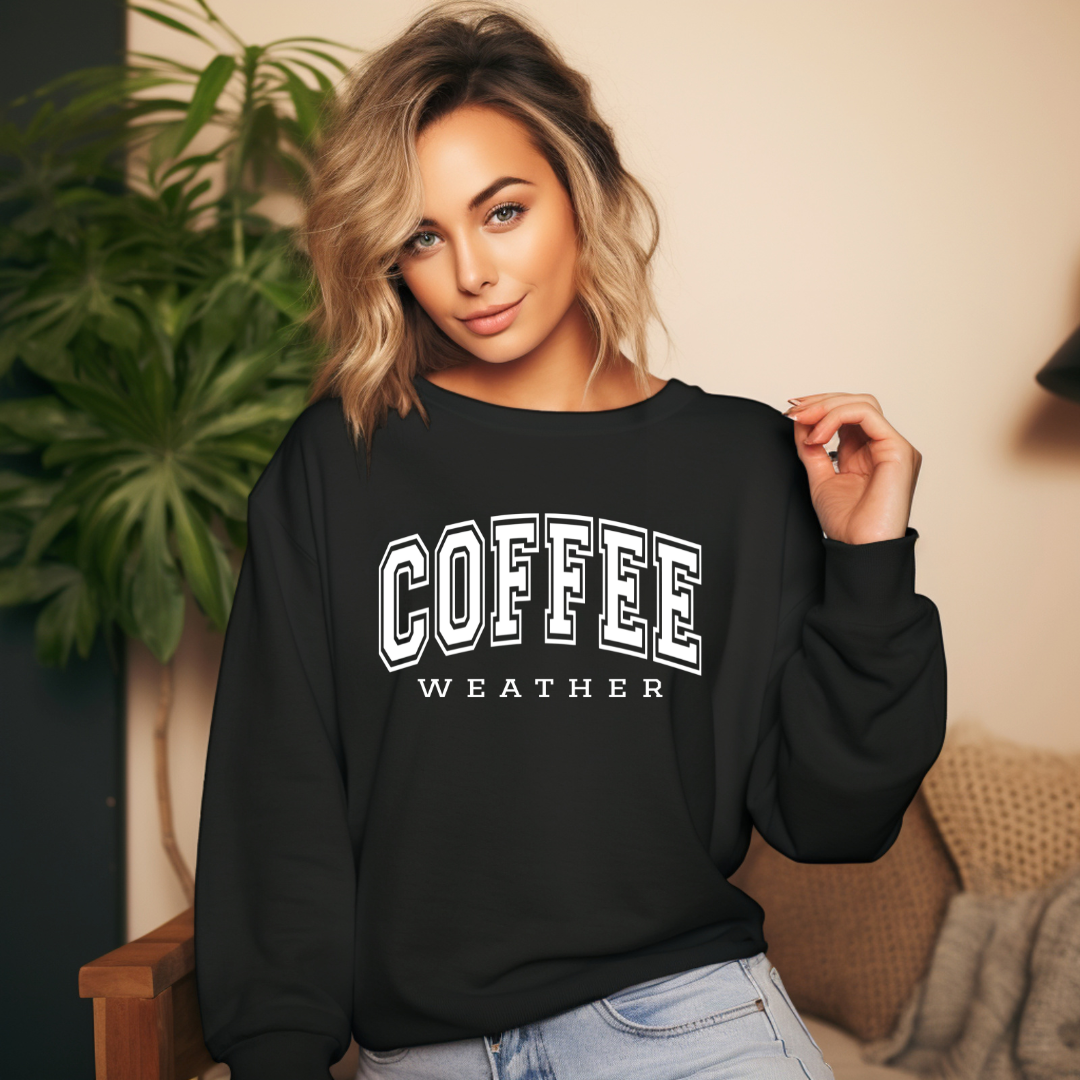 Coffee Weather Crewneck Sweater