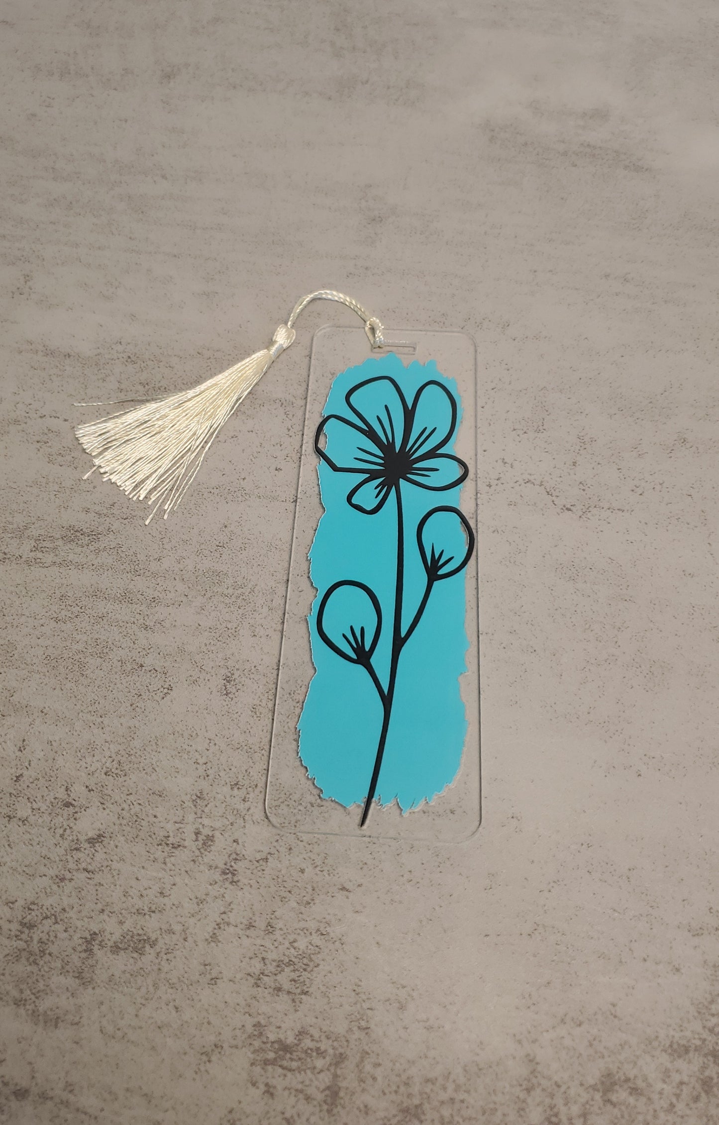 Blue Flower Bookmark