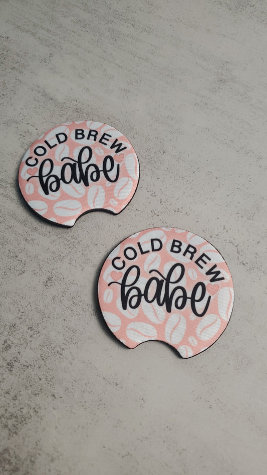 Cold Brew Car Coaster