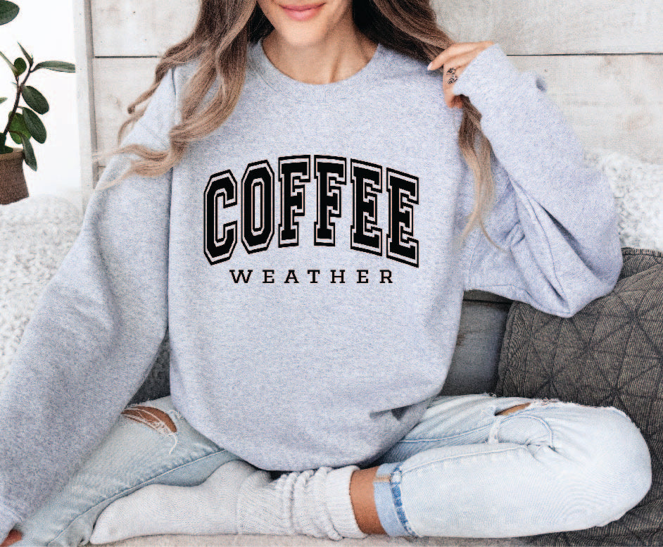 Coffee Weather Crewneck Sweater